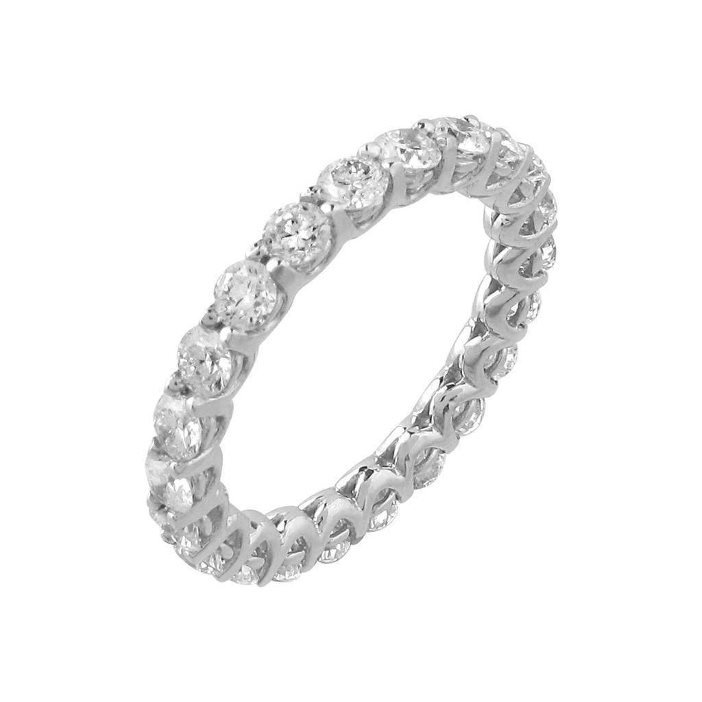 1.90 Carat Diamond Eternity Wedding Ring