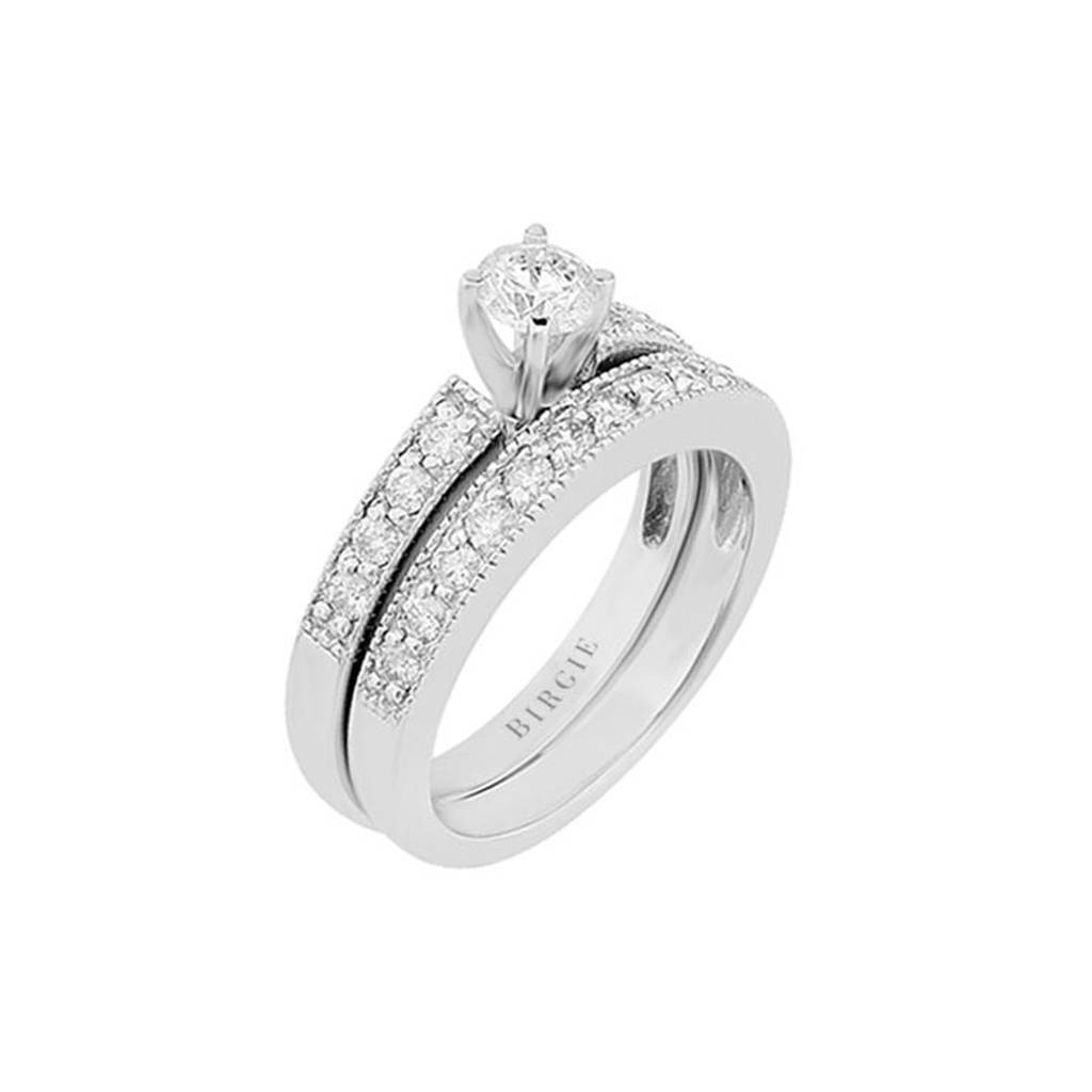 Diamond Solitaire Engagement Ring & Matching Band (0.83ct. TW)