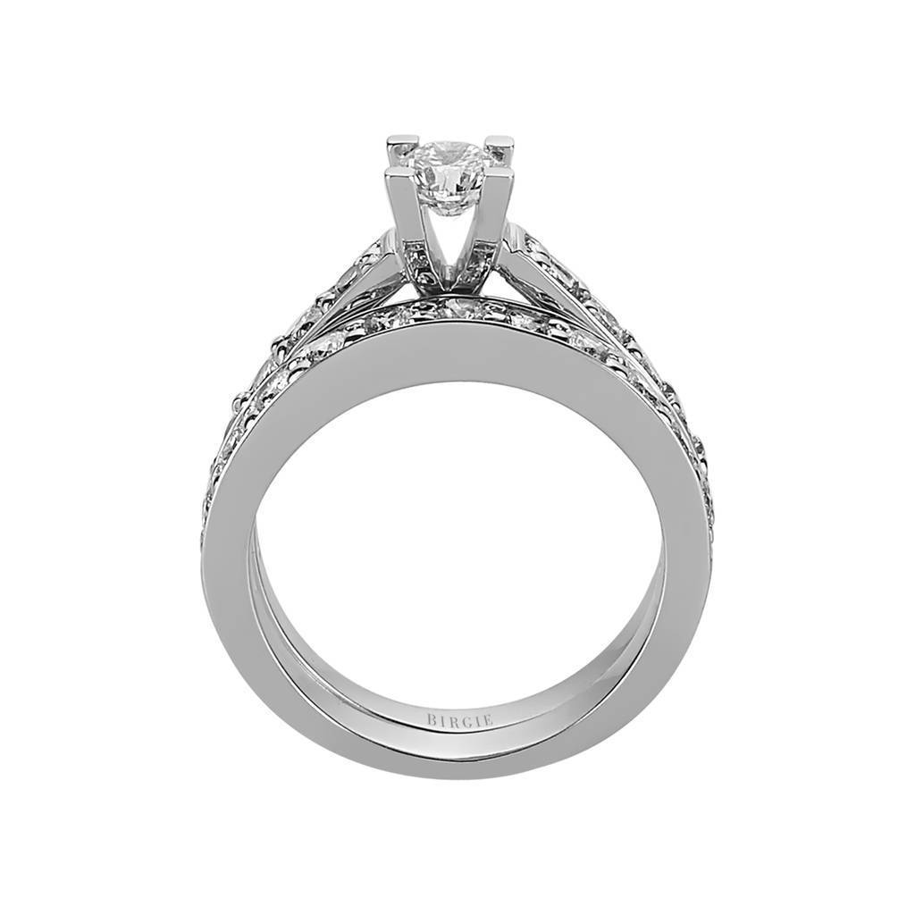 Diamond Solitaire Engagement Ring & Matching Band (1.19ct. TW)