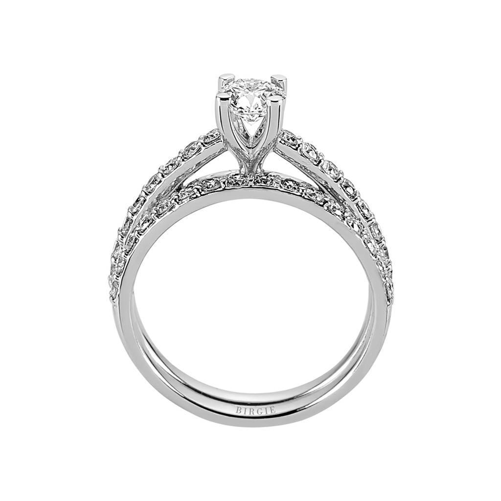 Bague solitaire en diamant et bracelet assorti (1,05 ct. TW)