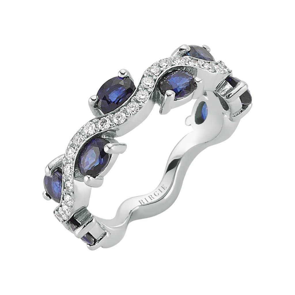 Diamond and Sapphire Eternity Ring