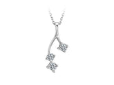 0.25 Carat Diamant Trilogy Halskette