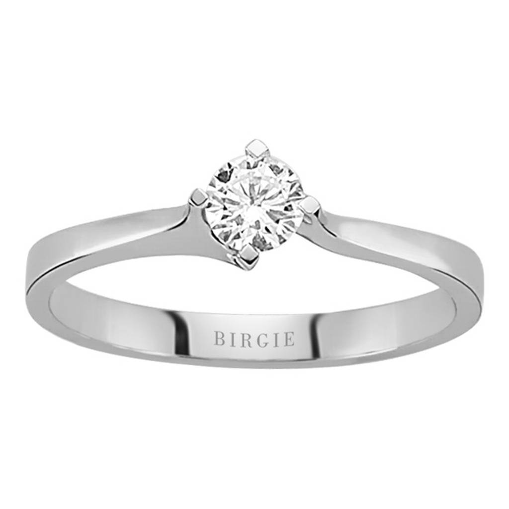 Bague solitaire diamant 0,25 carat