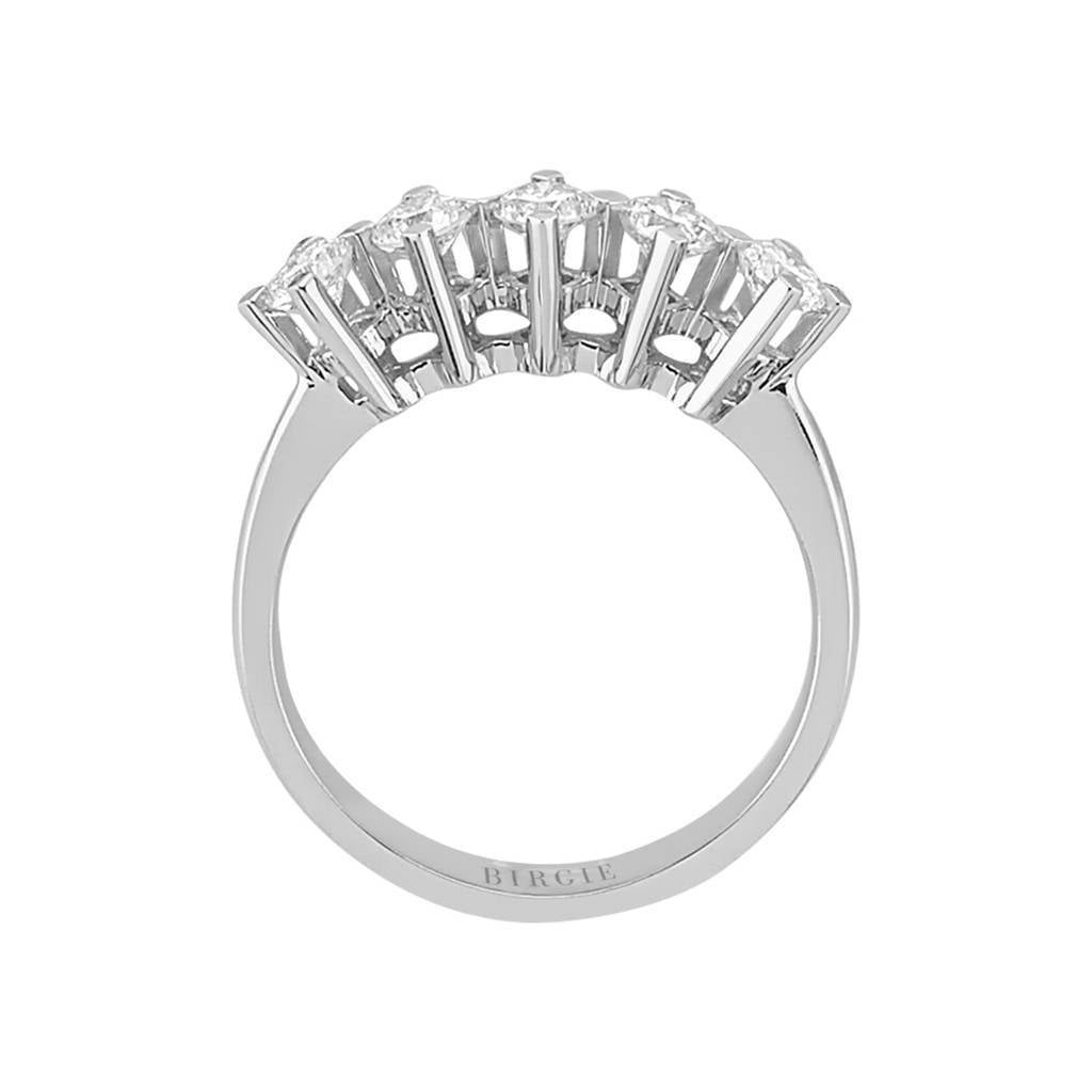 0.70 Carat Diamond 5 Stone Engagement Ring