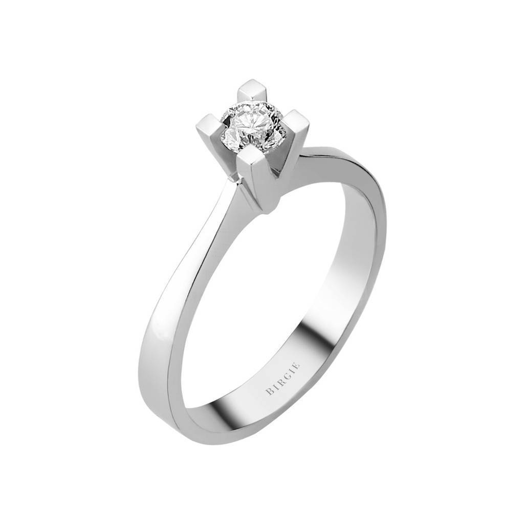 0.29 Carat F Colour Diamond Solitaire Ring