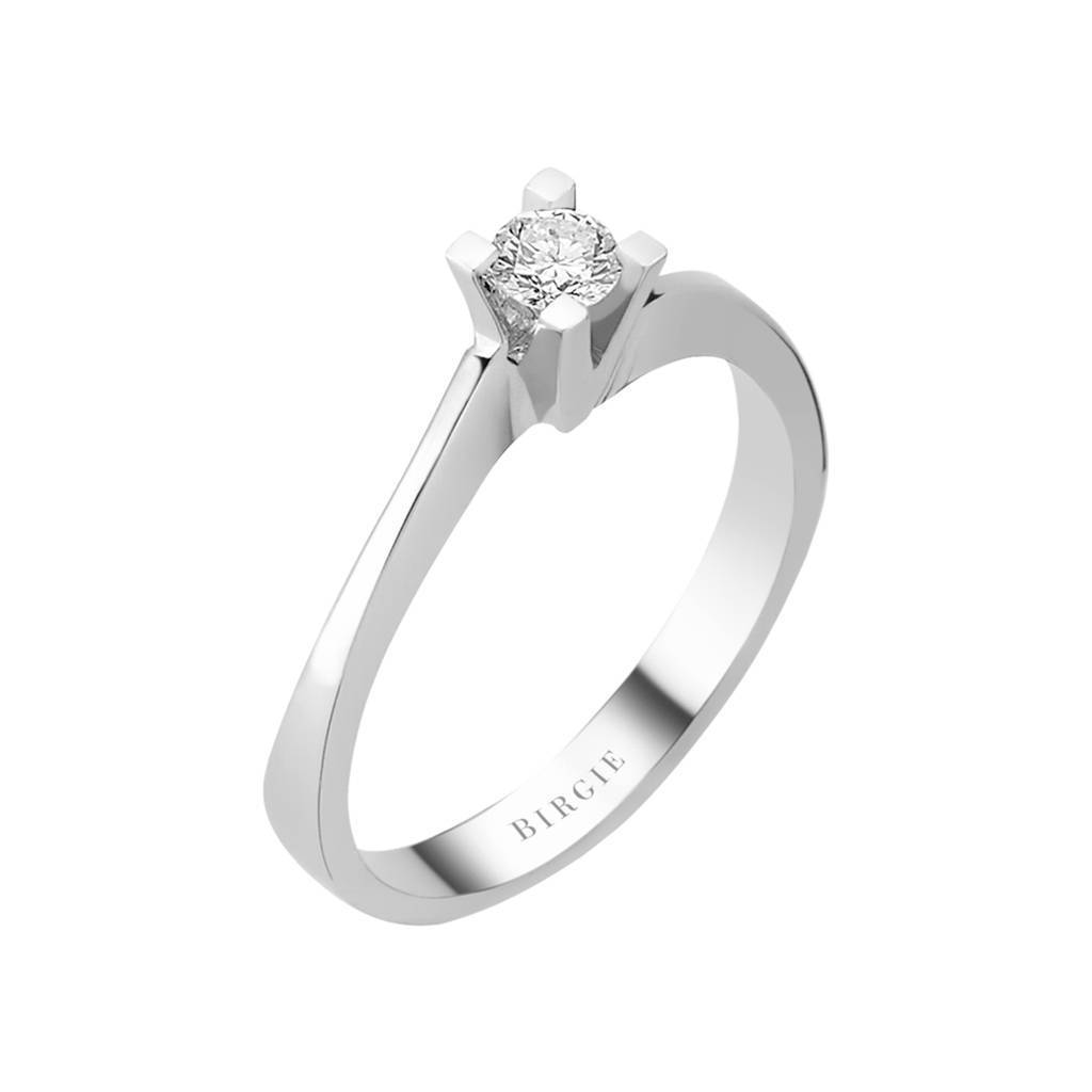 0.18 Carat Solitär Diamantring