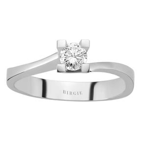 0.19 Carat Diamond Solitaire Ring