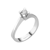 0.19 Carat Diamond Solitaire Ring