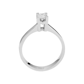 Bague solitaire diamant 0,32 carat