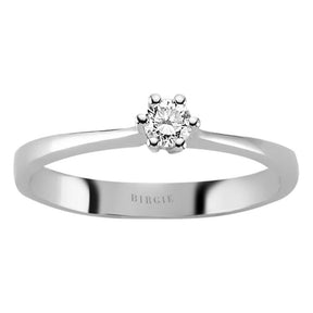 0.16 Carat Diamond Solitaire Ring