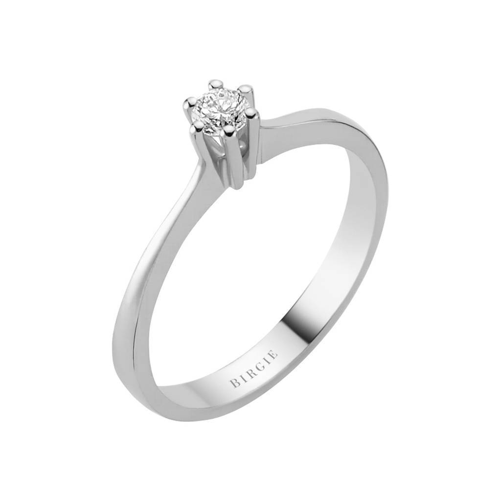 0.16 Carat Diamond Solitaire Ring