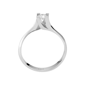 Bague solitaire diamant 0,20 carat