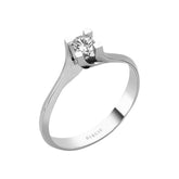 Bague solitaire diamant 0,20 carat