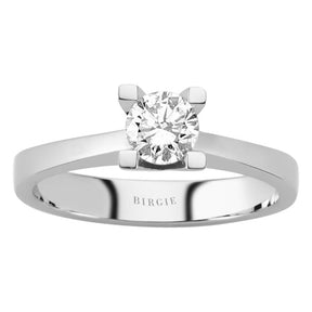 Bague solitaire diamant 0,45 carat