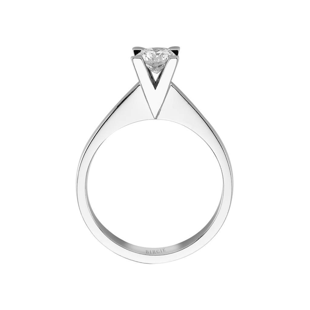 Bague solitaire diamant 0,45 carat