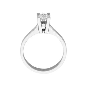 Bague solitaire diamant 0,41 carat