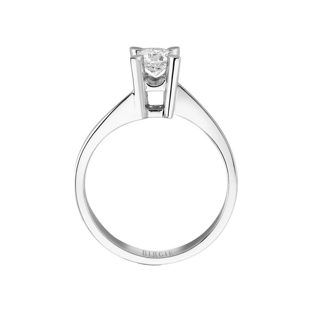 Bague solitaire diamant 0,42 carat