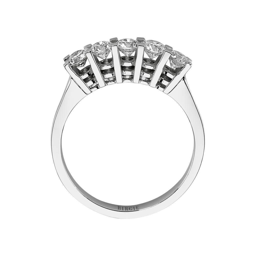 Bague de fiançailles 5 pierres diamant 0,80 carat