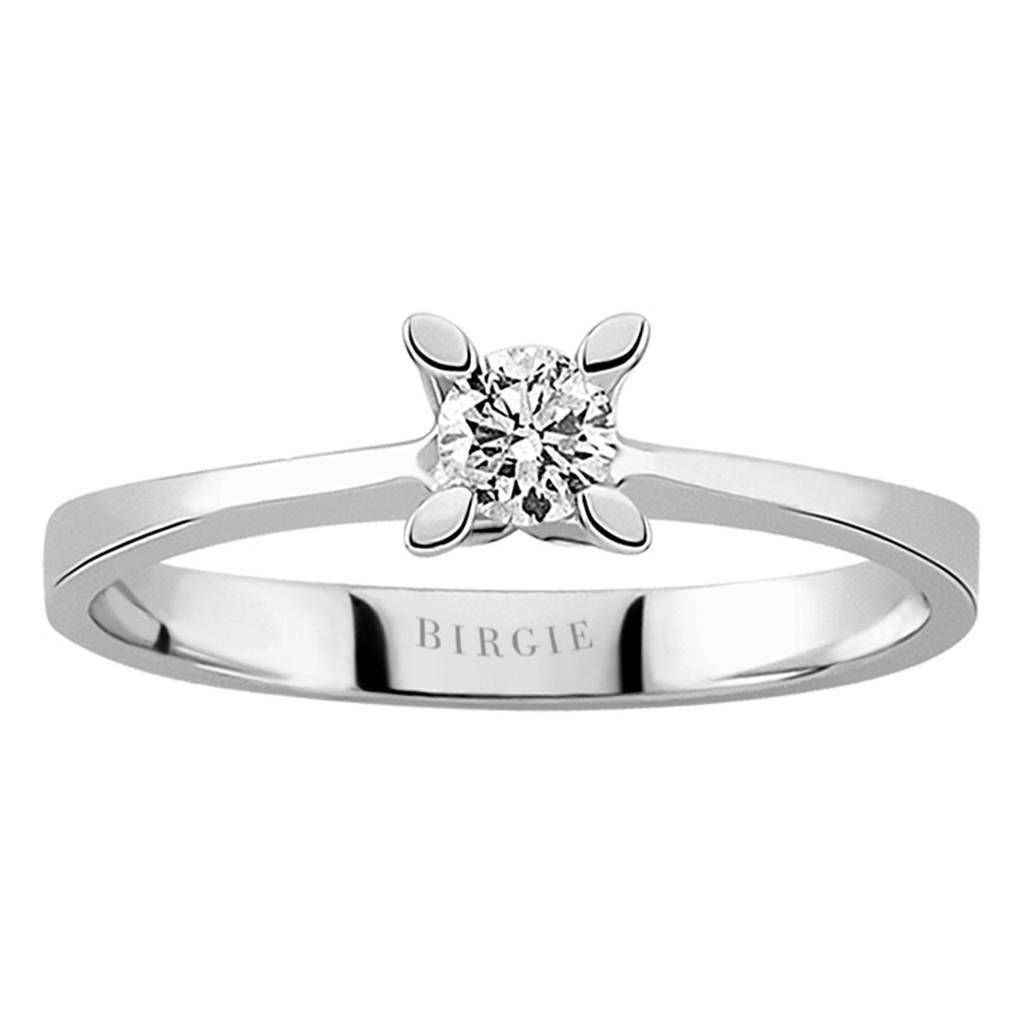 Bague solitaire diamant 0,20 carat