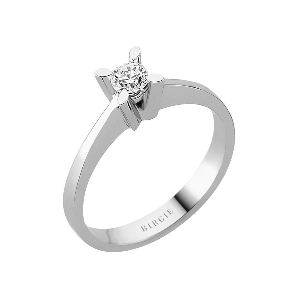 Bague solitaire diamant 0,25 carat