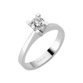 Bague solitaire diamant 0,55 carat