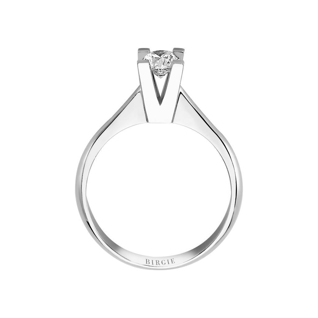 Bague solitaire diamant 0,46 carat