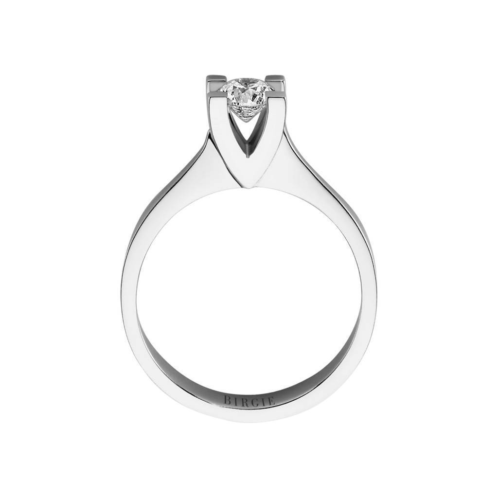 Bague solitaire diamant 0,46 carat