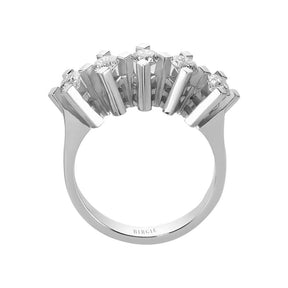 0.96 Carat Diamond 5 Stone Engagement Ring