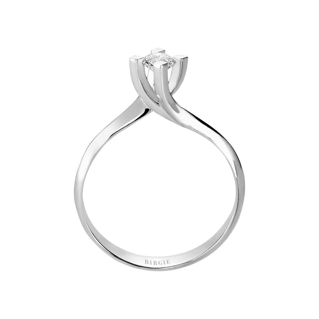 Bague solitaire diamant 0,25 carat