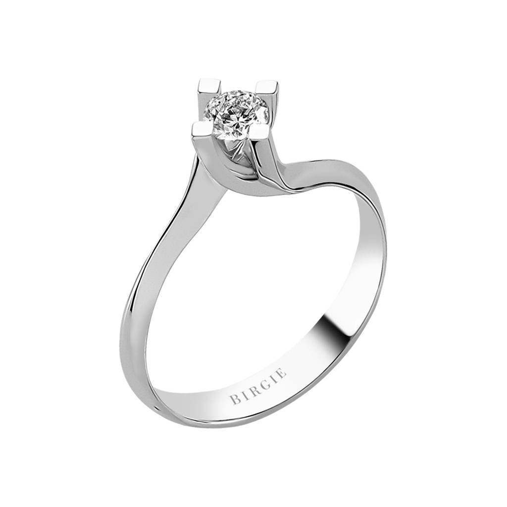 Bague solitaire diamant 0,25 carat