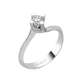 0.30 Carat E Color Diamond Solitaire Ring