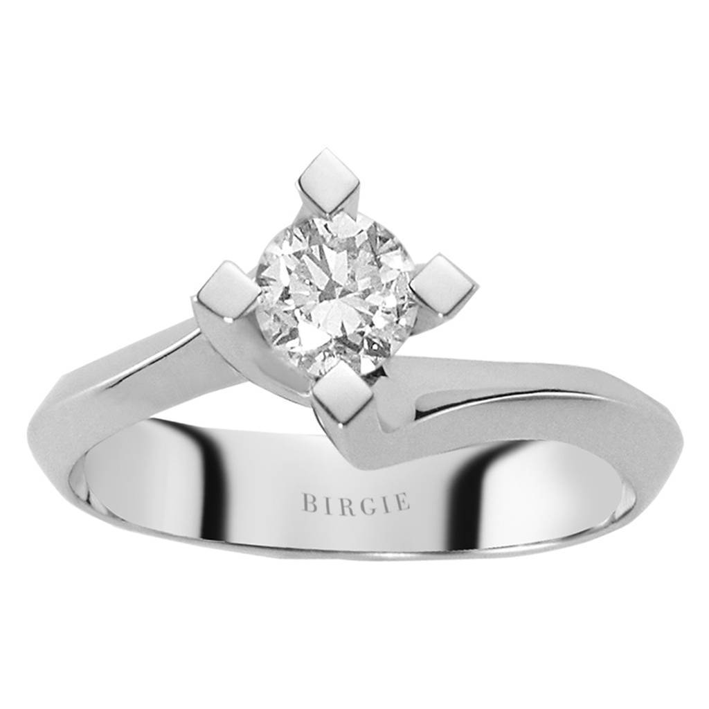 Bague solitaire diamant 0,55 carat