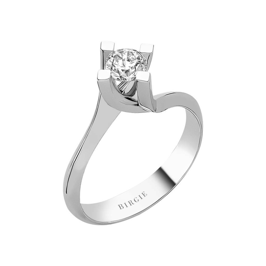 Bague solitaire diamant 0,55 carat