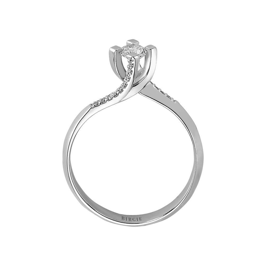 Total 0.31 Carat Diamond Solitaire Ring