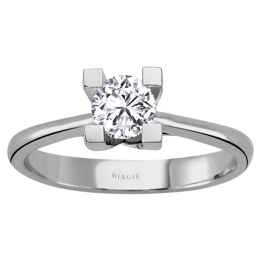 Bague solitaire diamant 0,50 carat