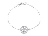 Bracelet flocon de neige diamant