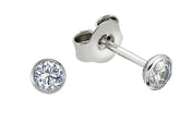 0.28 Carat Diamant Solitaire Ohrstecker