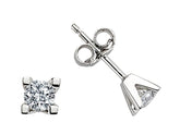 0.40 Carat Diamant Solitaire Ohrstecker