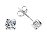 0.79 Carat Diamant Solitaire Ohrstecker