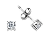 0.47 Carat Diamant Solitaire Ohrstecker