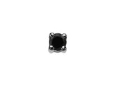 0.12 Karat Schwarze Diamant Solitär Herren Ohrstecker