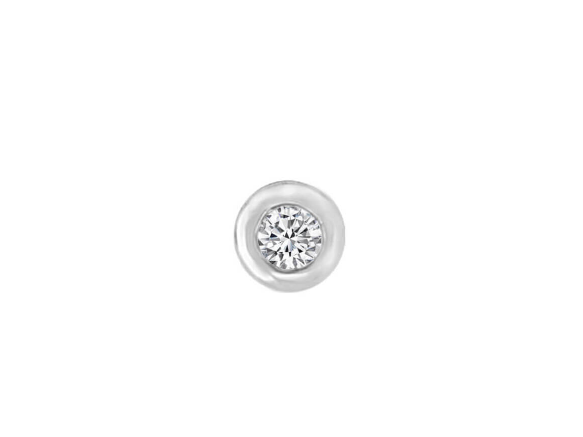 0.05 Karat Diamant Solitär Herren Ohrstecker