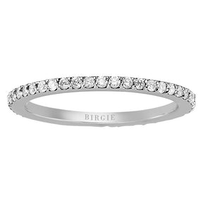 0.34 Carat Diamond Slim Eternity Wedding Ring