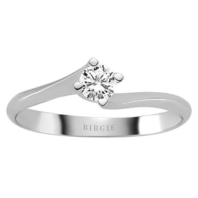 Bague solitaire diamant 0,20 carat