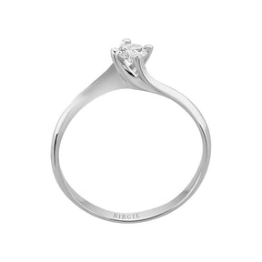 Bague solitaire diamant 0,20 carat