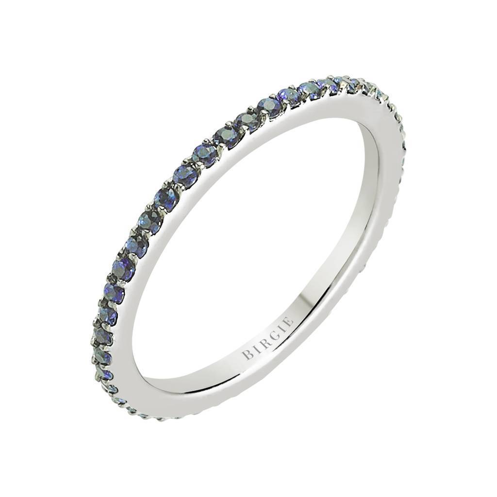 Sapphire Stone Eternity Wedding Ring