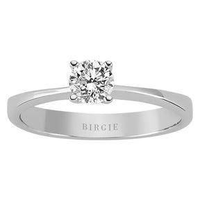 Bague solitaire diamant 0,42 carat