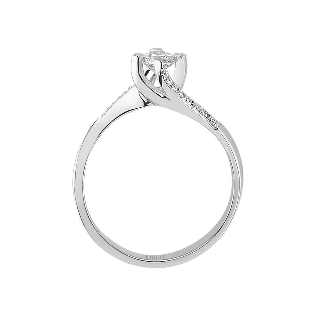 0.30 Carat Diamond Halo Engagement Ring