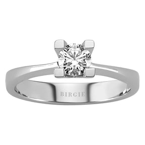 Bague solitaire diamant 0,41 carat