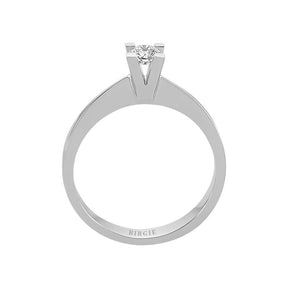 Bague solitaire diamant 0,23 carat